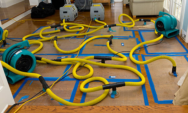 Professional Burst Pipe Water Damage technician working in Ashtabula, OH